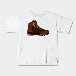 Hiking Boot Kids T-Shirt